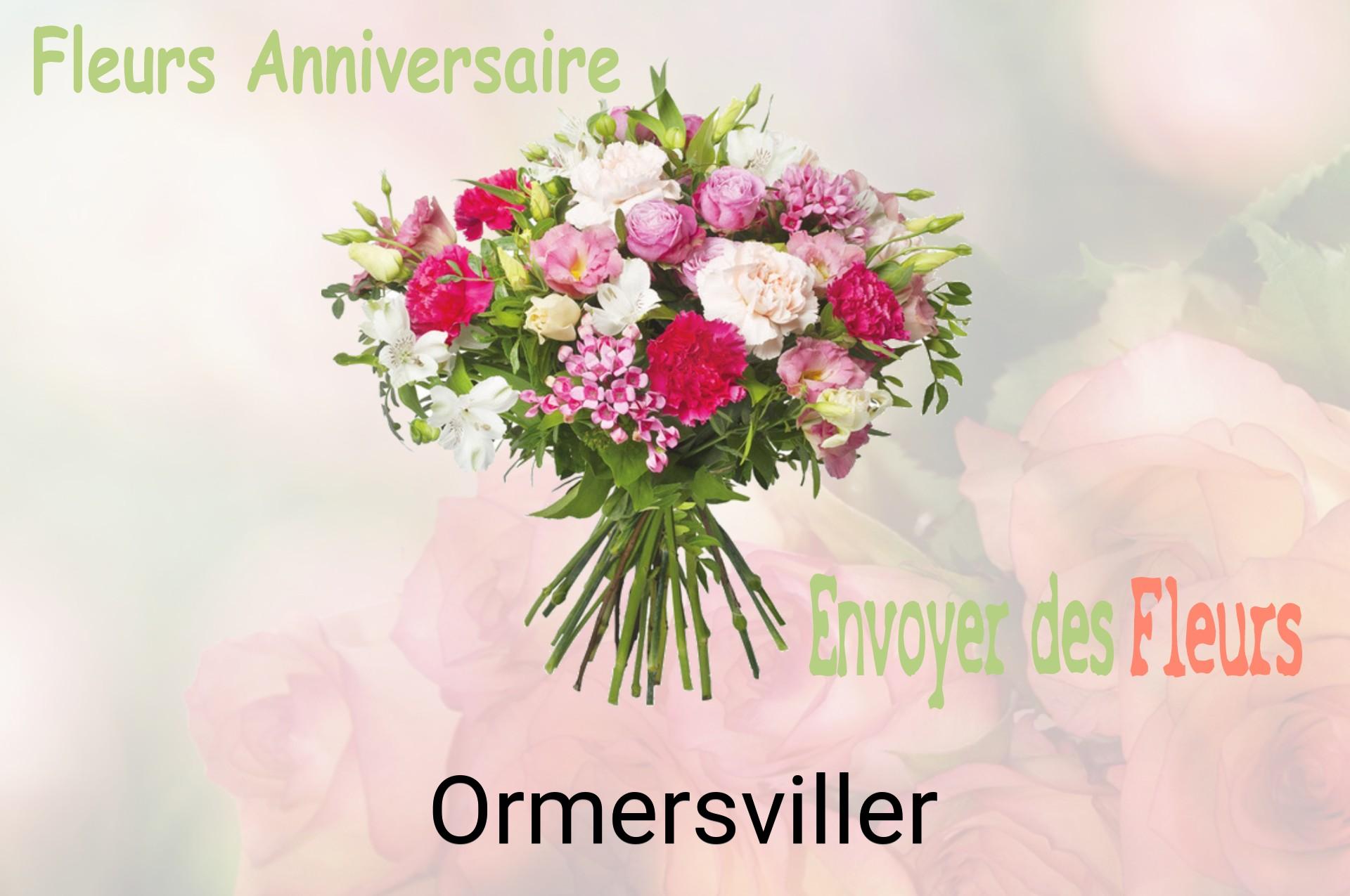Bouquet de fleurs d’anniversaire livré à Ormersviller